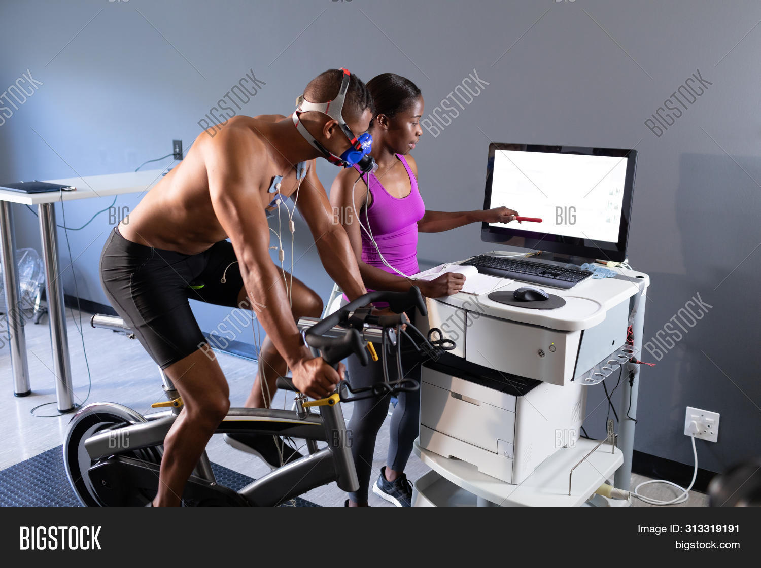 Naked On Exercise Bike jason adonis