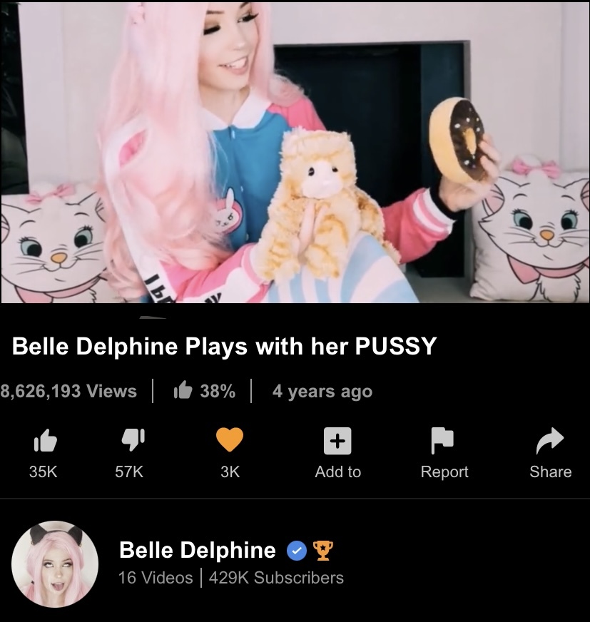 dale north recommends belle delphine thots pic