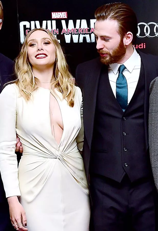 Elizabeth Olsen Boobs with random