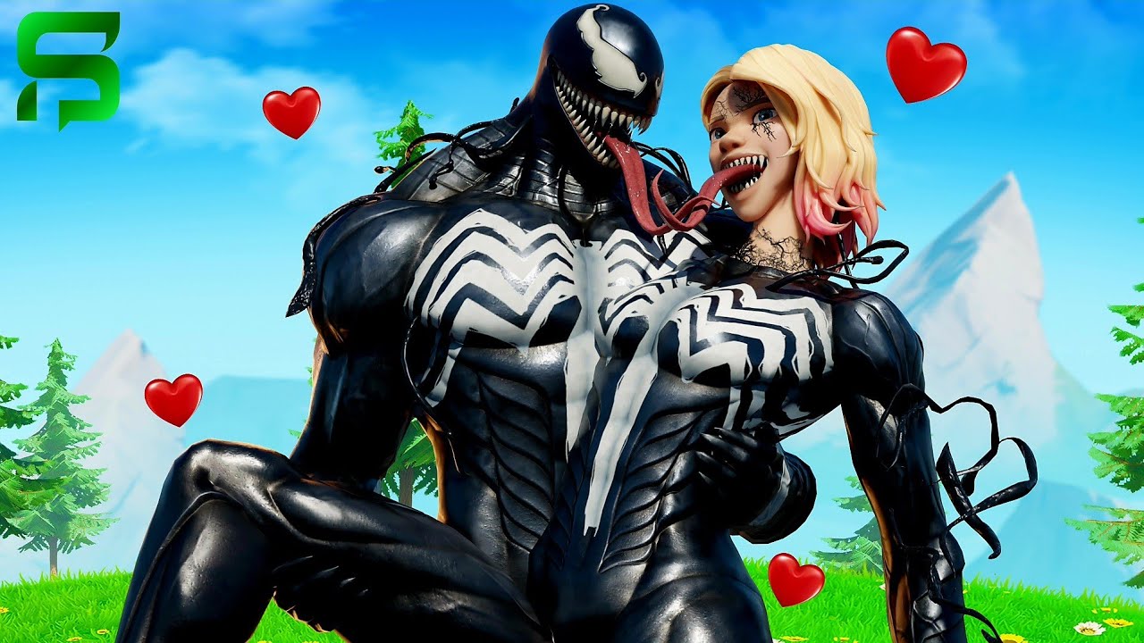 Spider Gwen X Venom husband masturbate