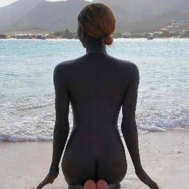 Black Nude On Beach source tumblr