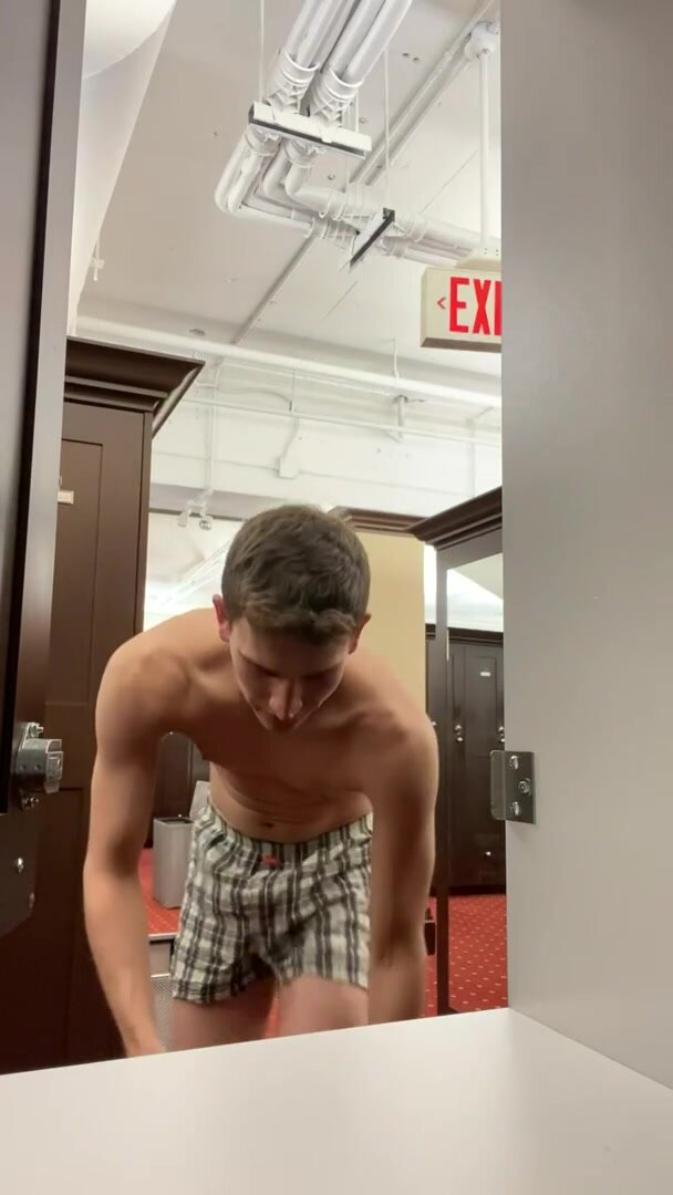 locker room jerking