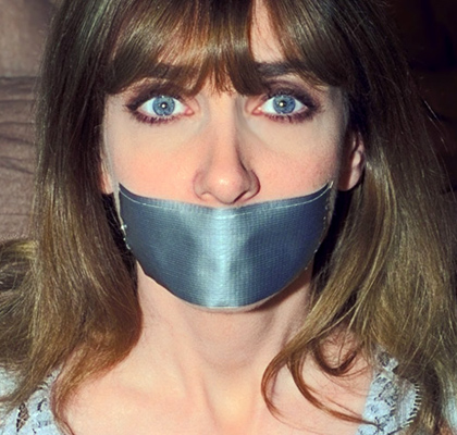 Best of Tape gagged bdsm