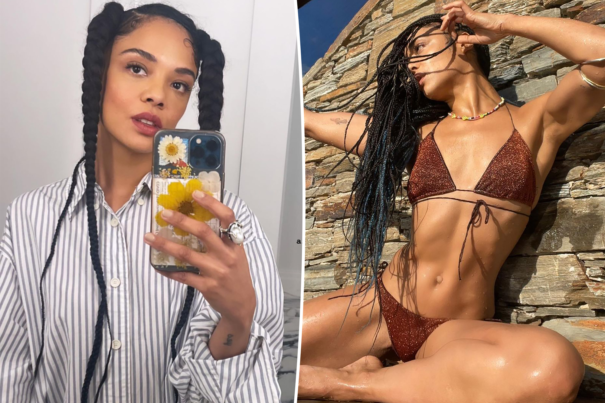 bob coty recommends tessa thompson bikini pic