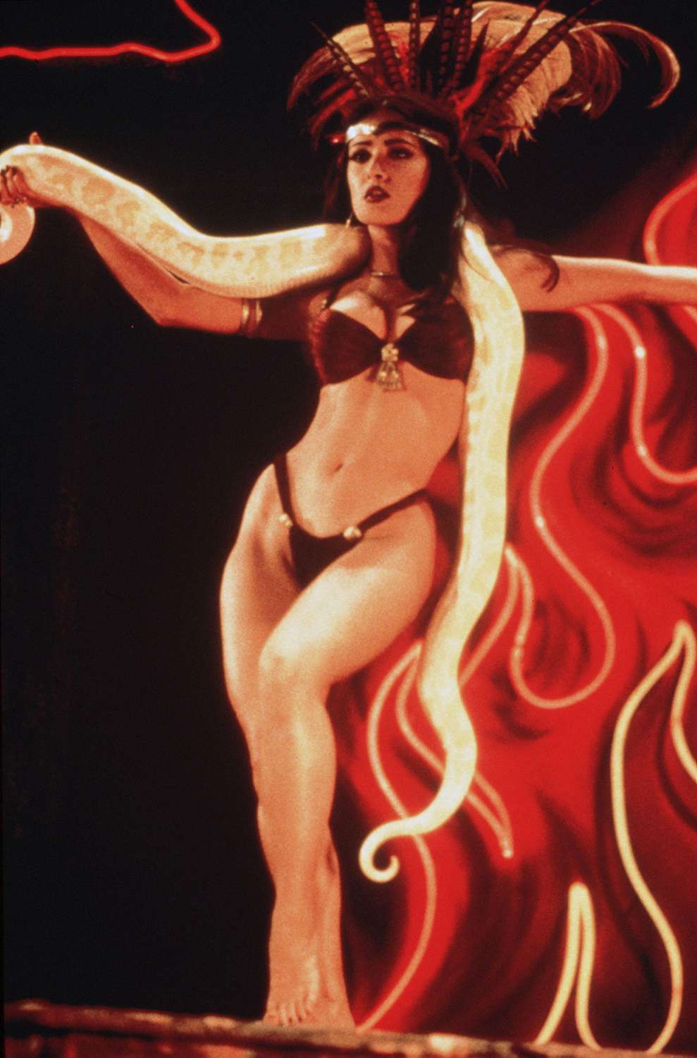 brian brough add salma hayek strip tease photo