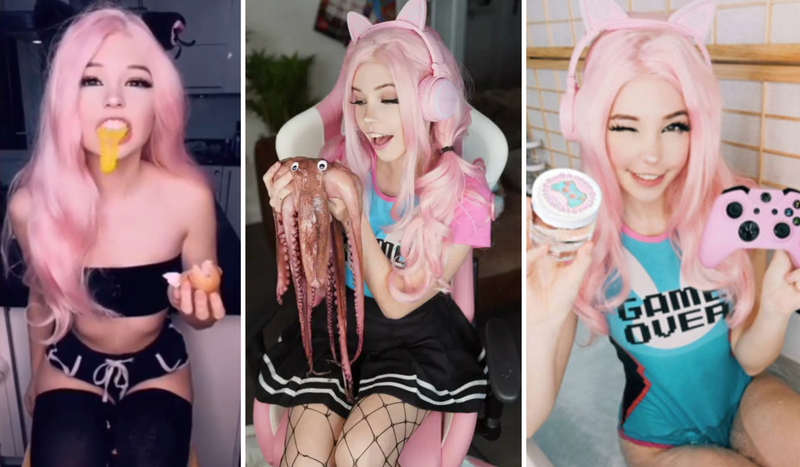 Belle Delphine Keaks pose pack