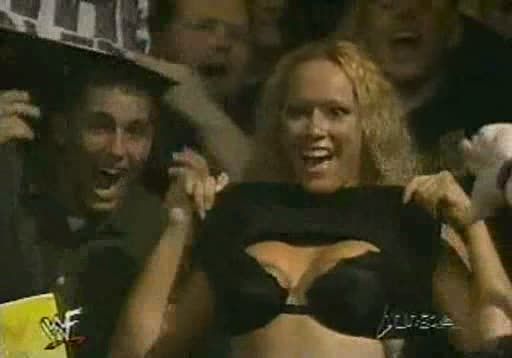 Best of Girl flashes triple h