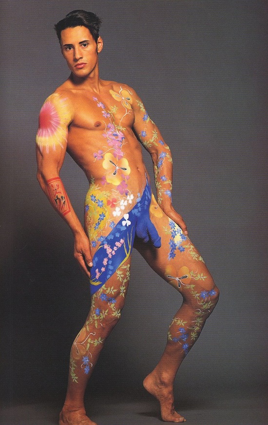 male body paint nude