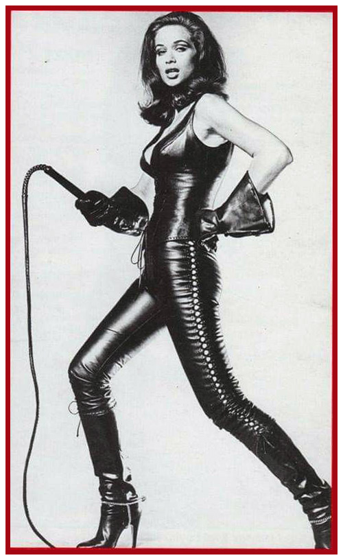 derek sheetz add leather dominatrix photo