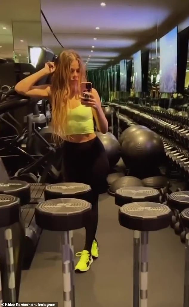 clyde craig recommends khloe kay gym pic