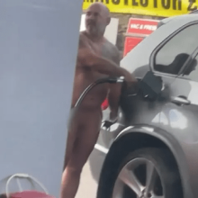 Best of Pumping gas nude