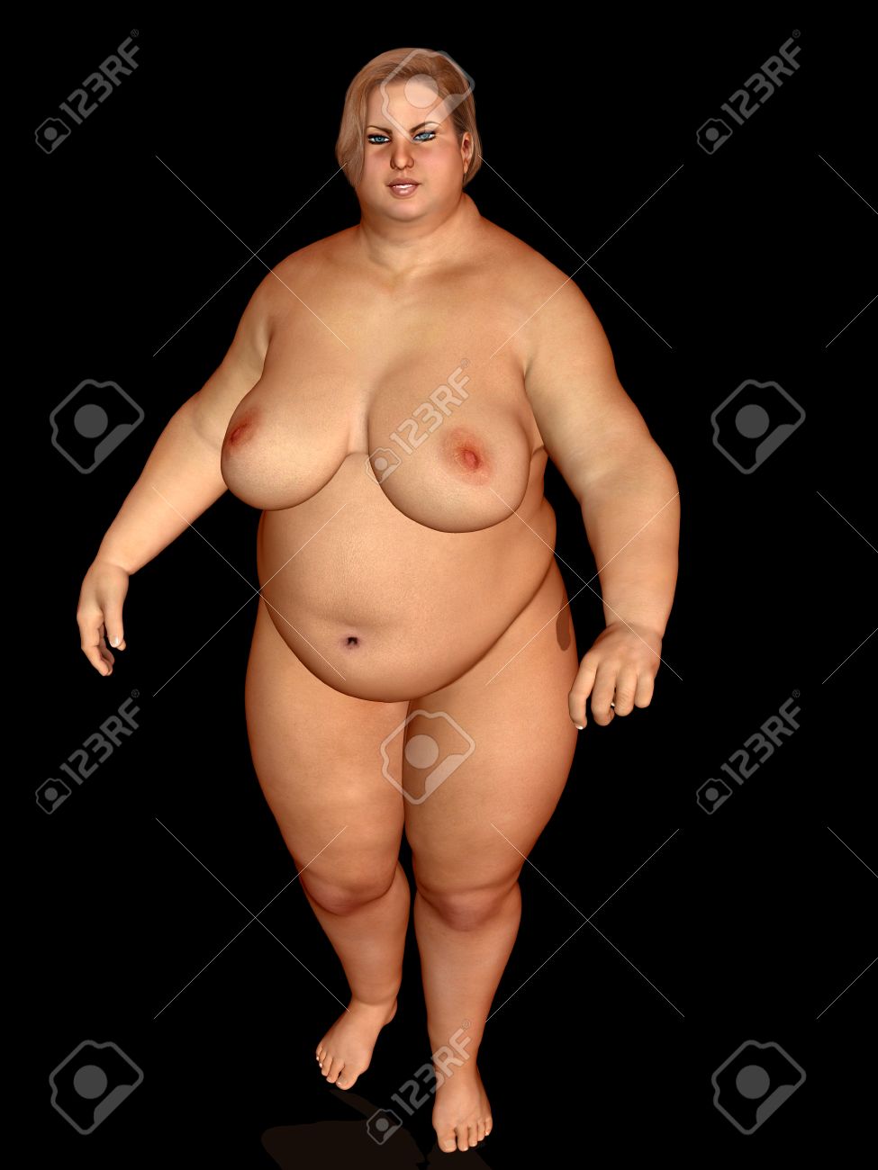 overweight naked women