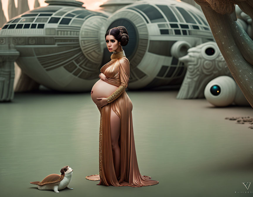 alex fuerte add princess leia pregnant photo