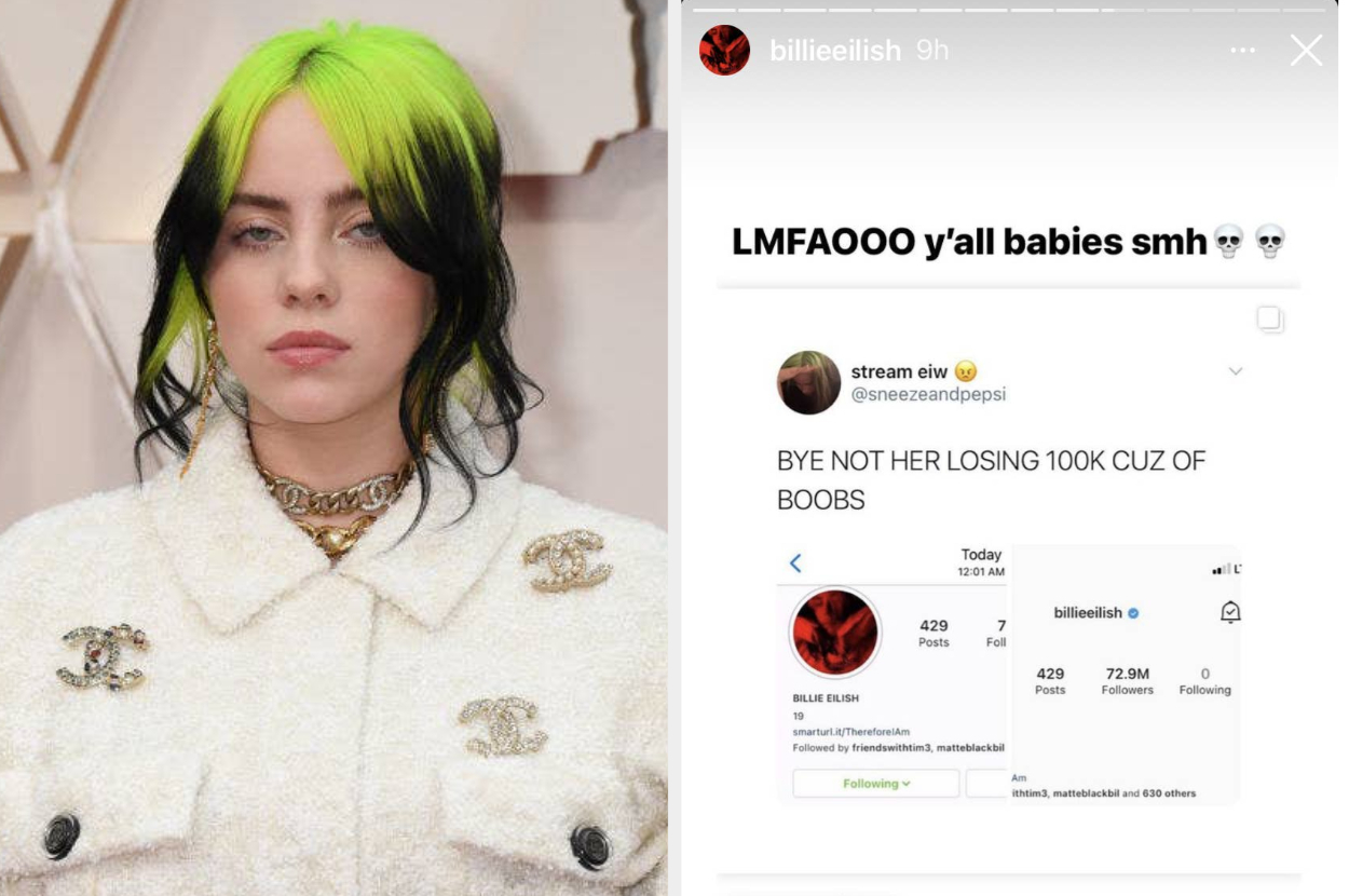 billie eilish boobs porn