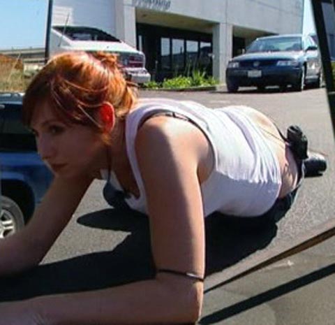 Kari Byron Butt lock anal