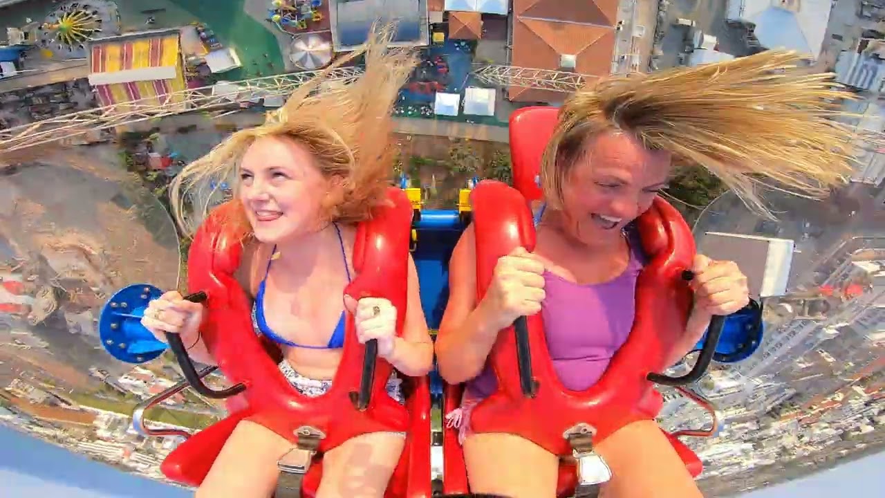 amusement park nip slip