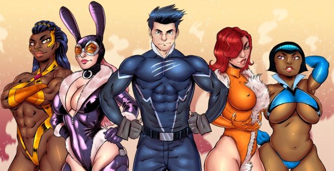 animated superhero porn