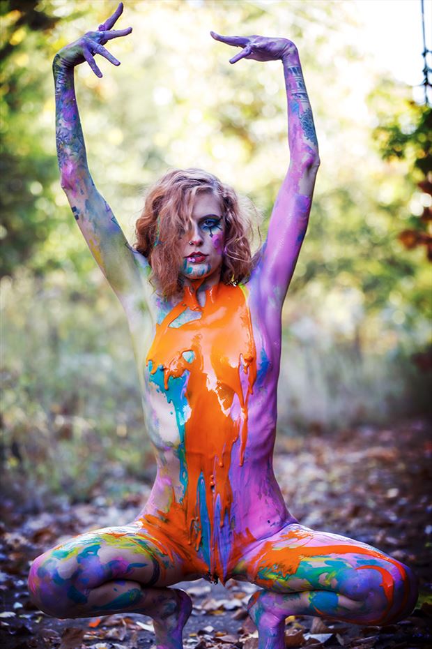 azlena haron add photo full nude body paint