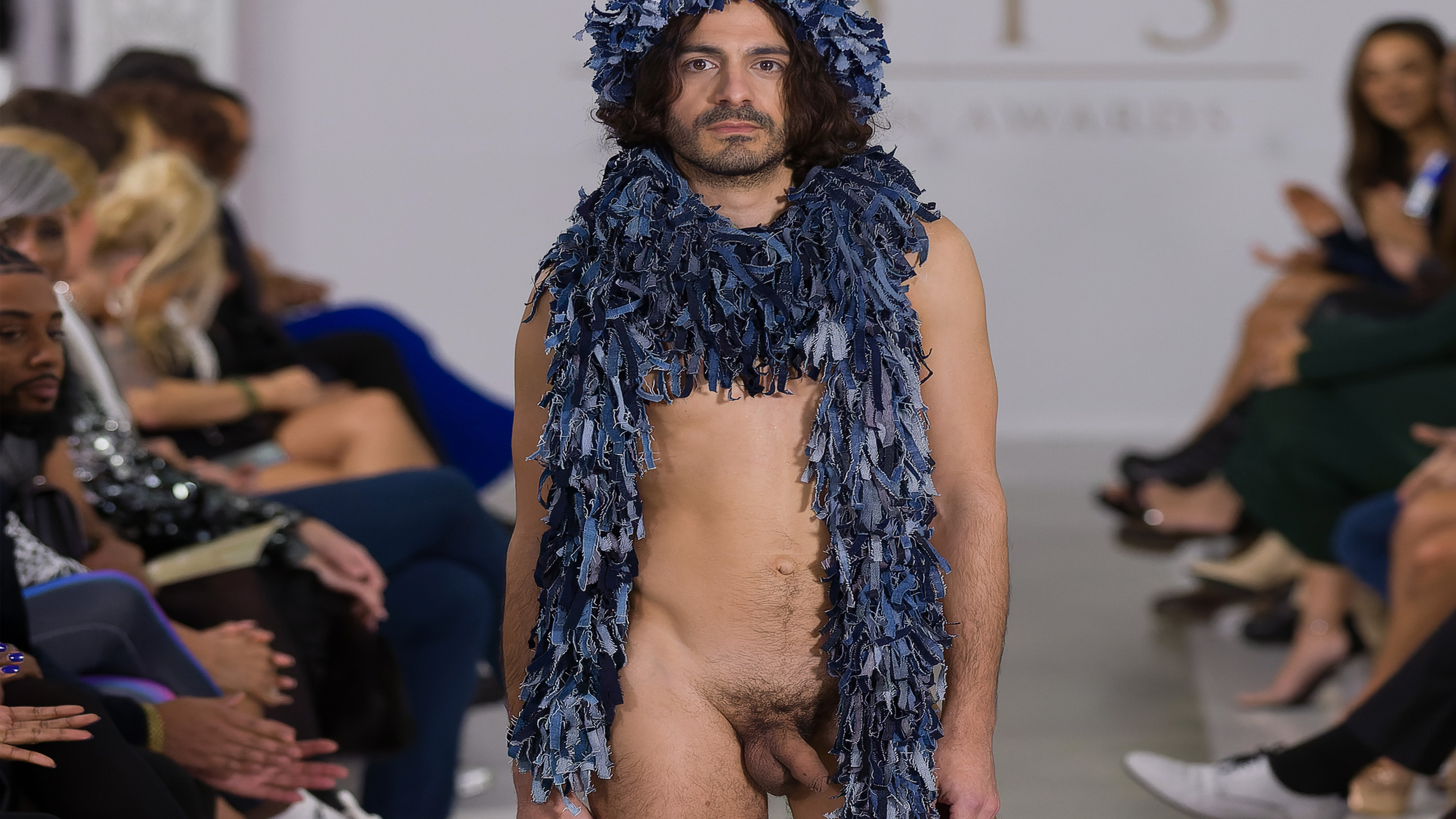 dallas hampton recommends naked in fashion show pic