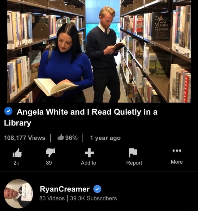 donald m murdock recommends Angela White In The Library