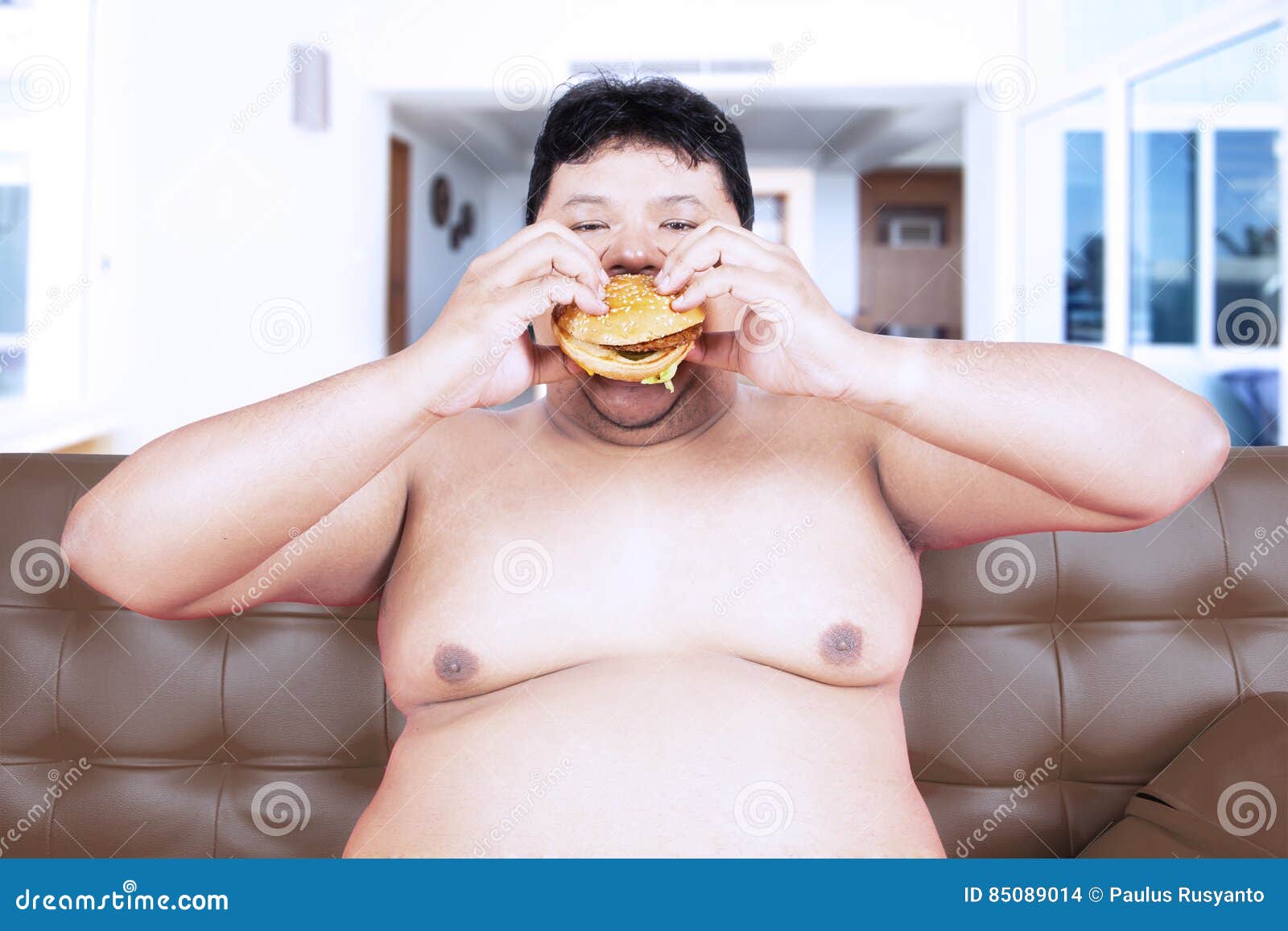 obese men nude