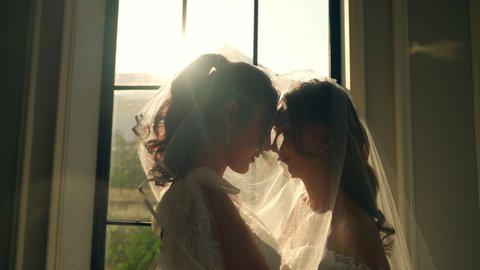 lesbian wedding night video