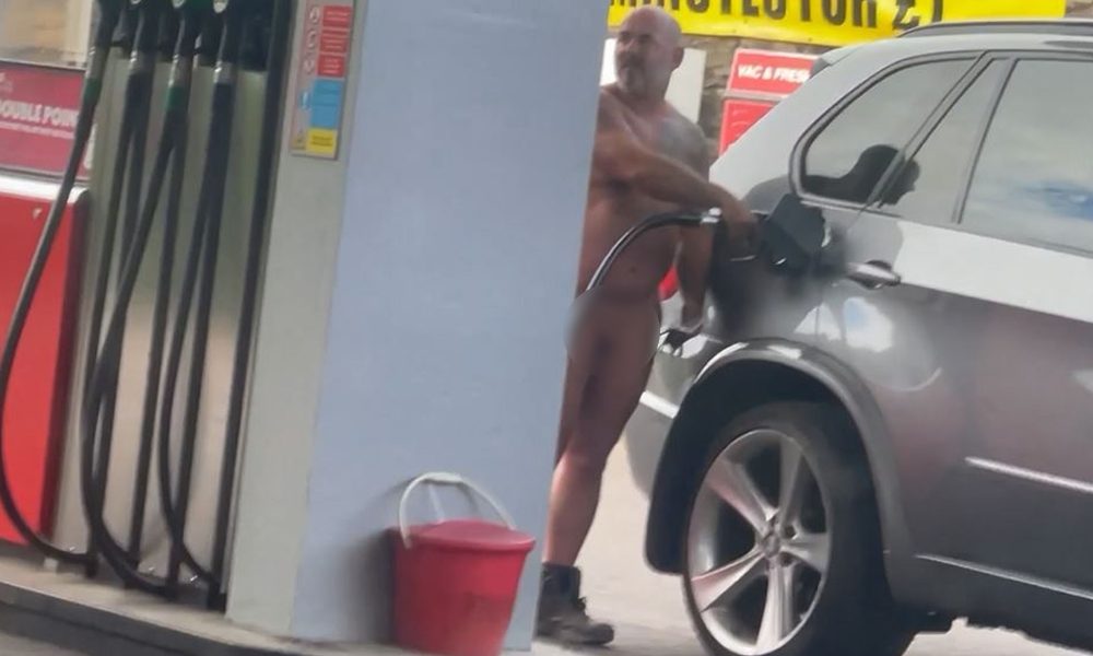 brian fikes recommends Pumping Gas Nude