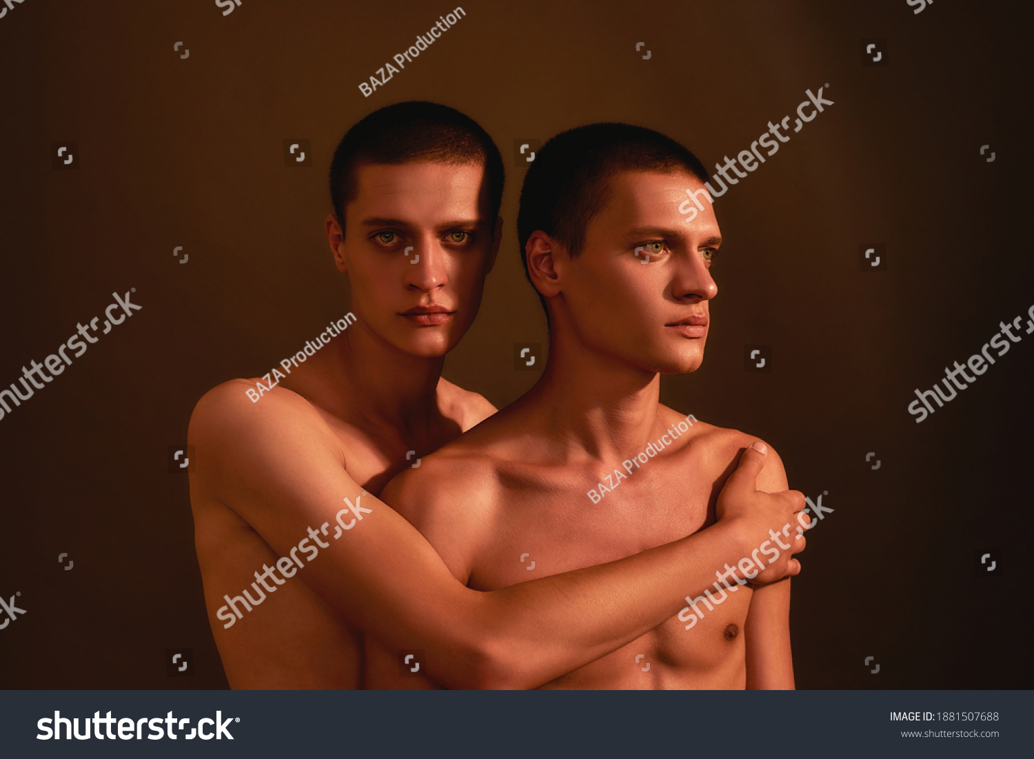 Naked Twin Guys gang bangs