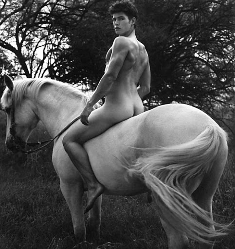 nude horseback