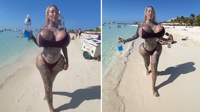 anton carruthers add photo huge breasts on beach