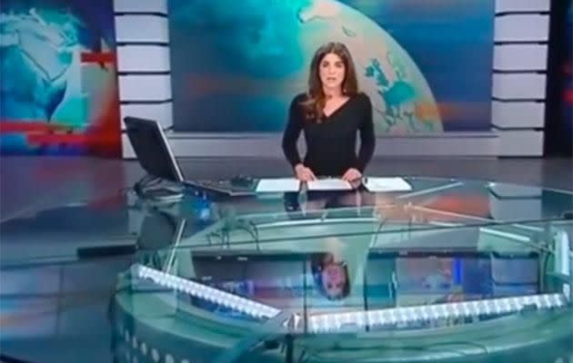 Anchorwoman Translucent Desk german hardcore