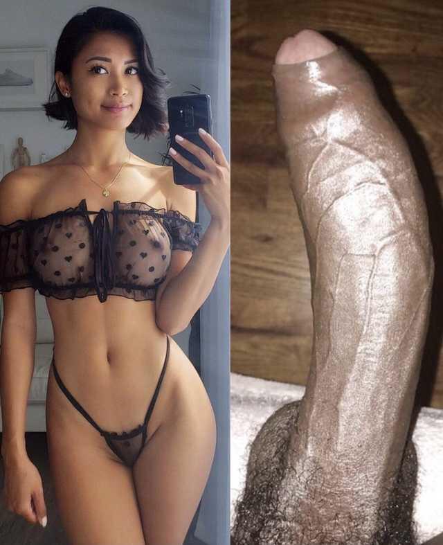 Asian Babecock dildo whore