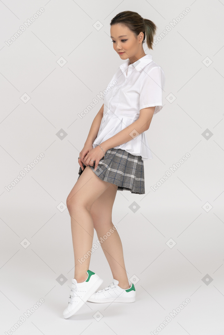 albu mihaela recommends asians in skirts pic