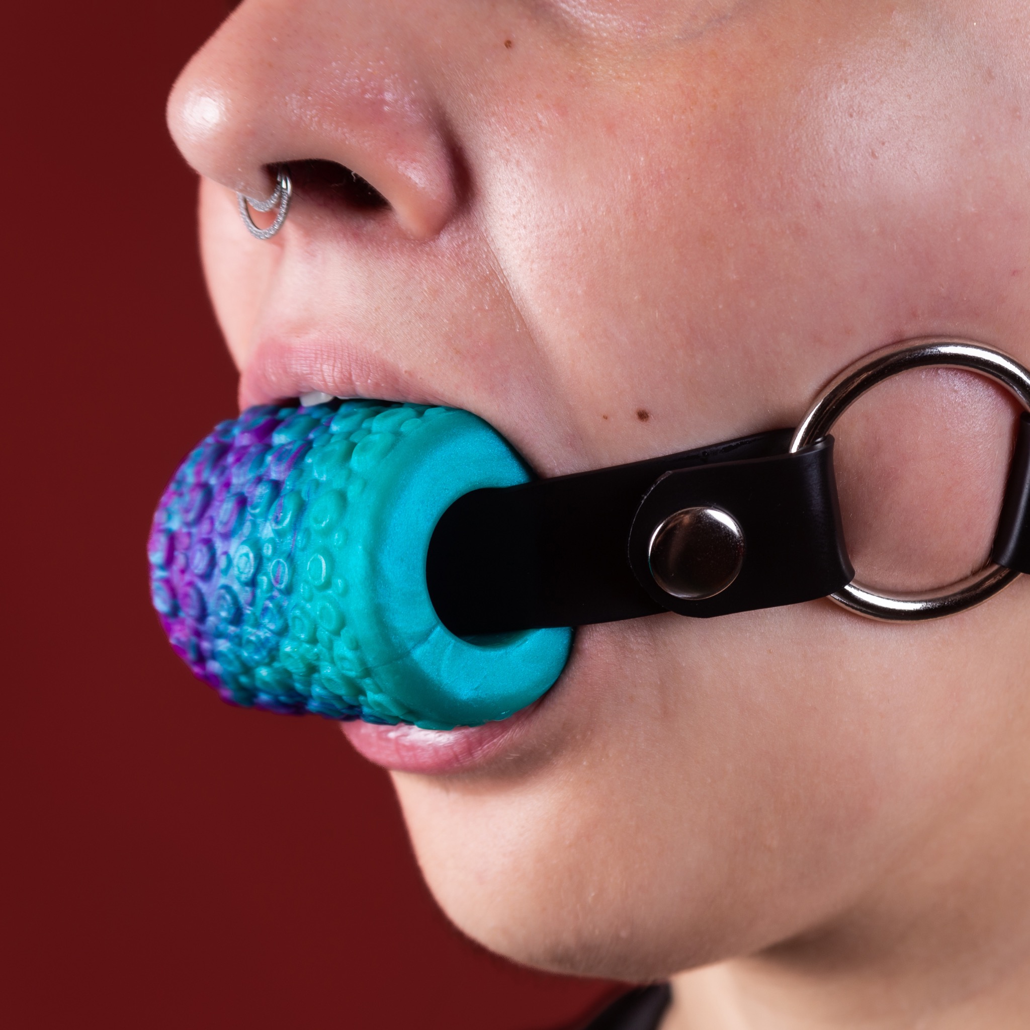 Ball Gag Drool huge penises