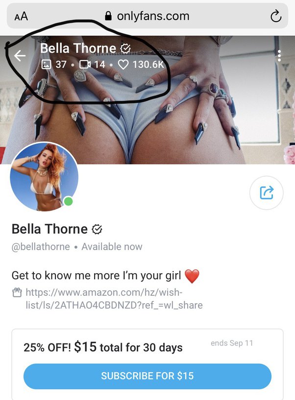 charlene smith add bella thorne onlyfans free photo