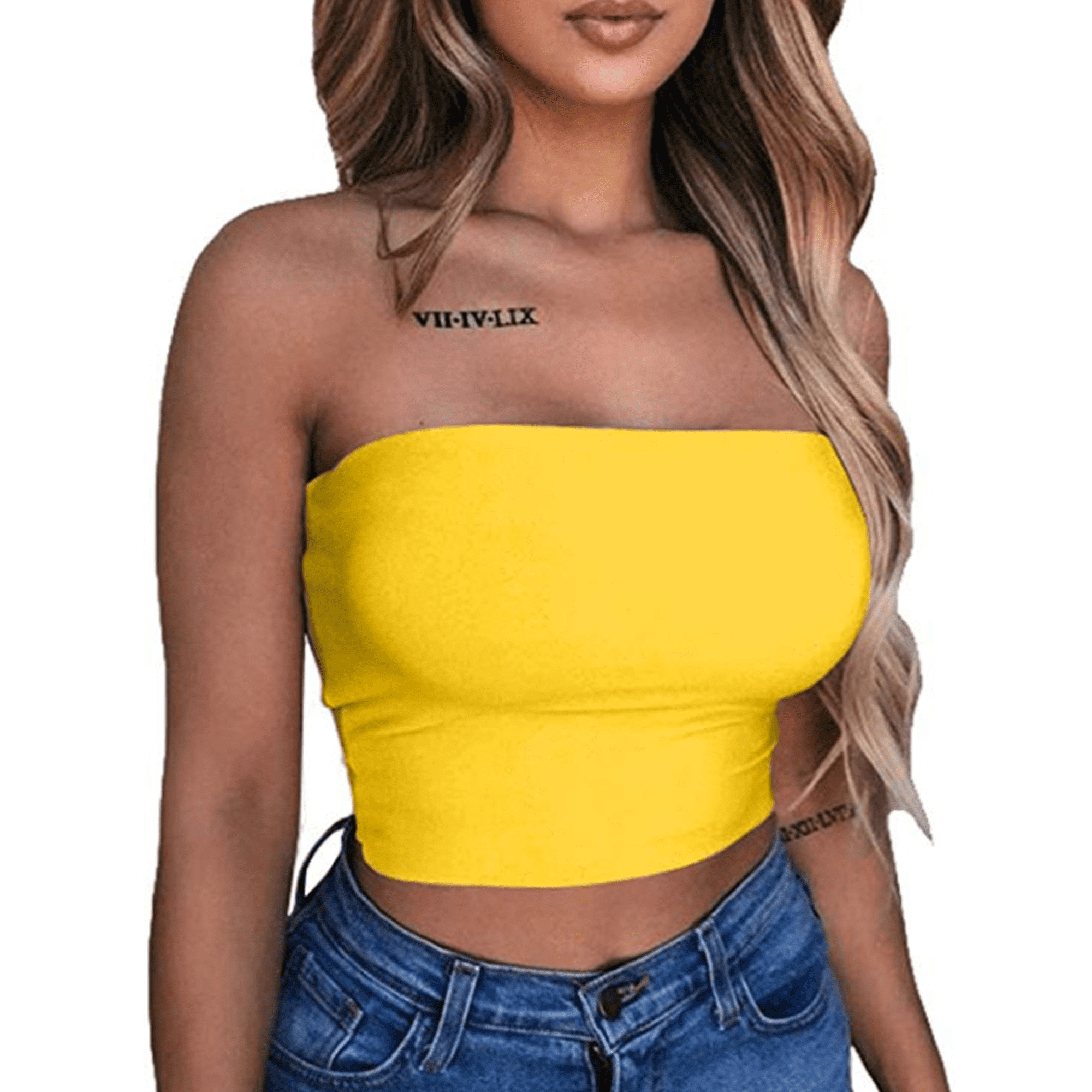 angela mccloud recommends big boobs tube top pic