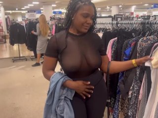 black tits in public