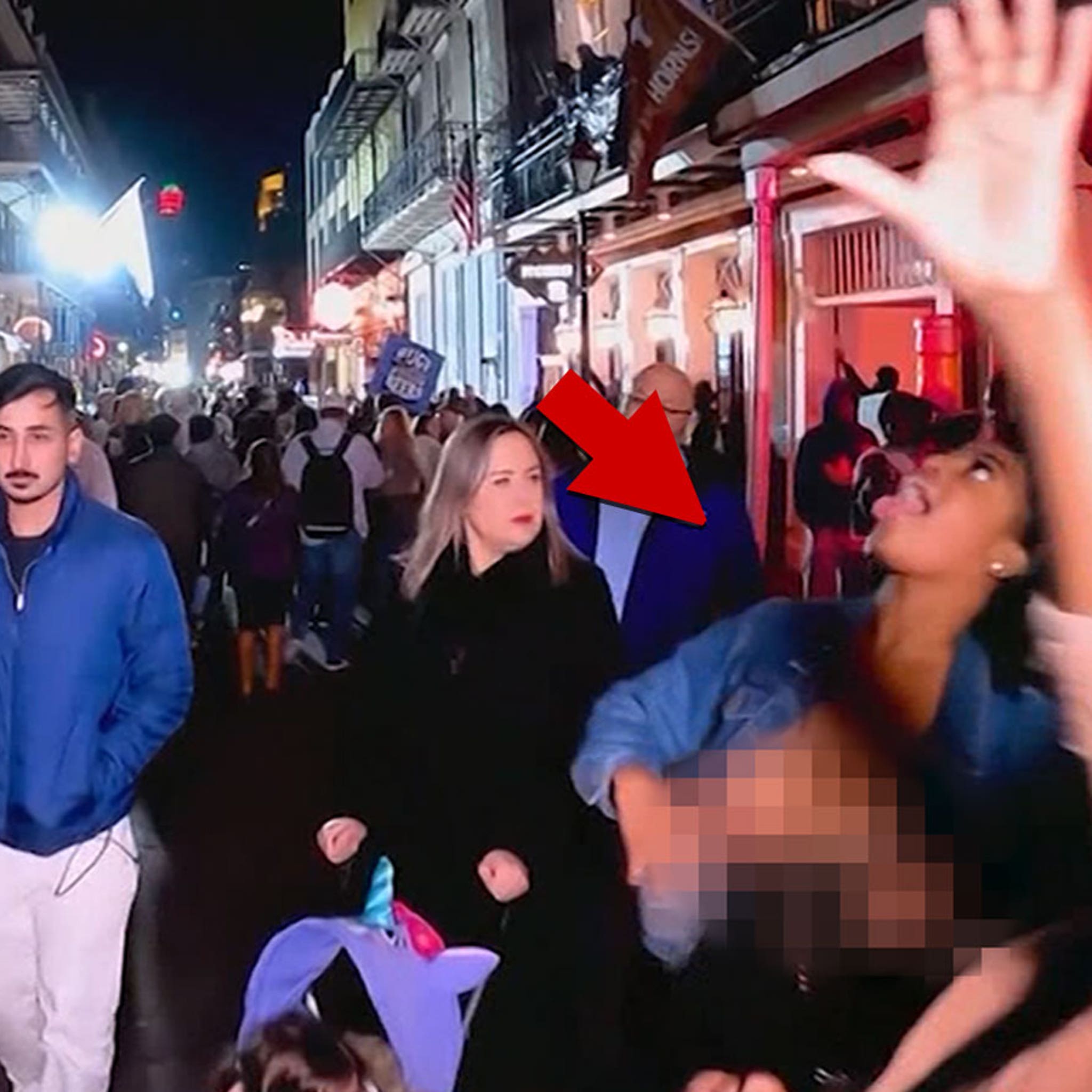 dean keys recommends Bourbon Street Flasher Video