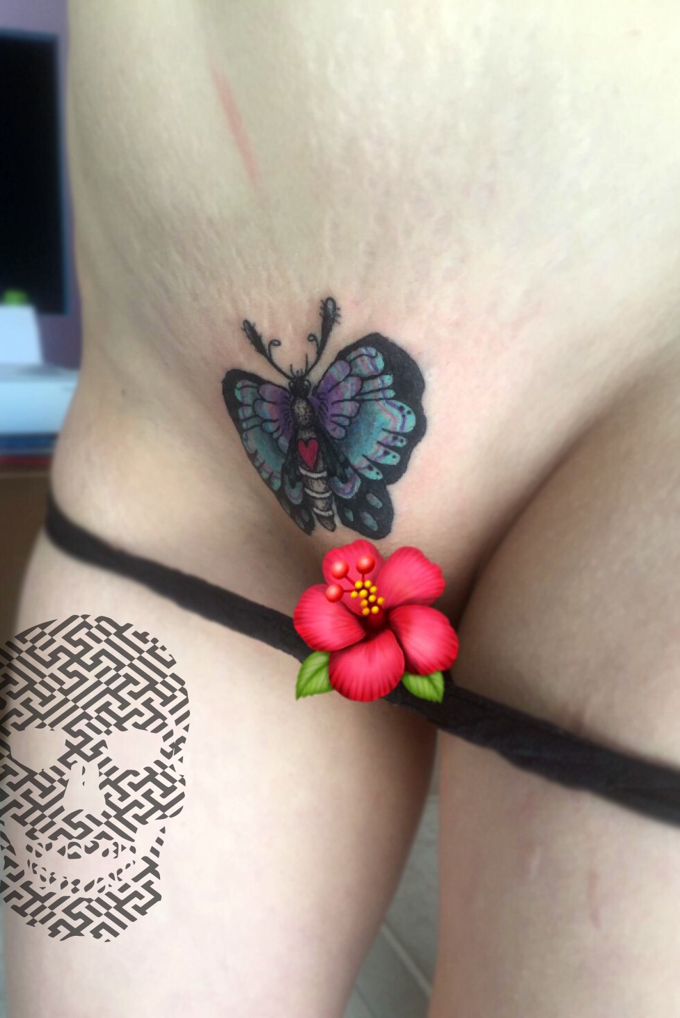 bonnie lapierre recommends Butterfly Tattoo On Vagina