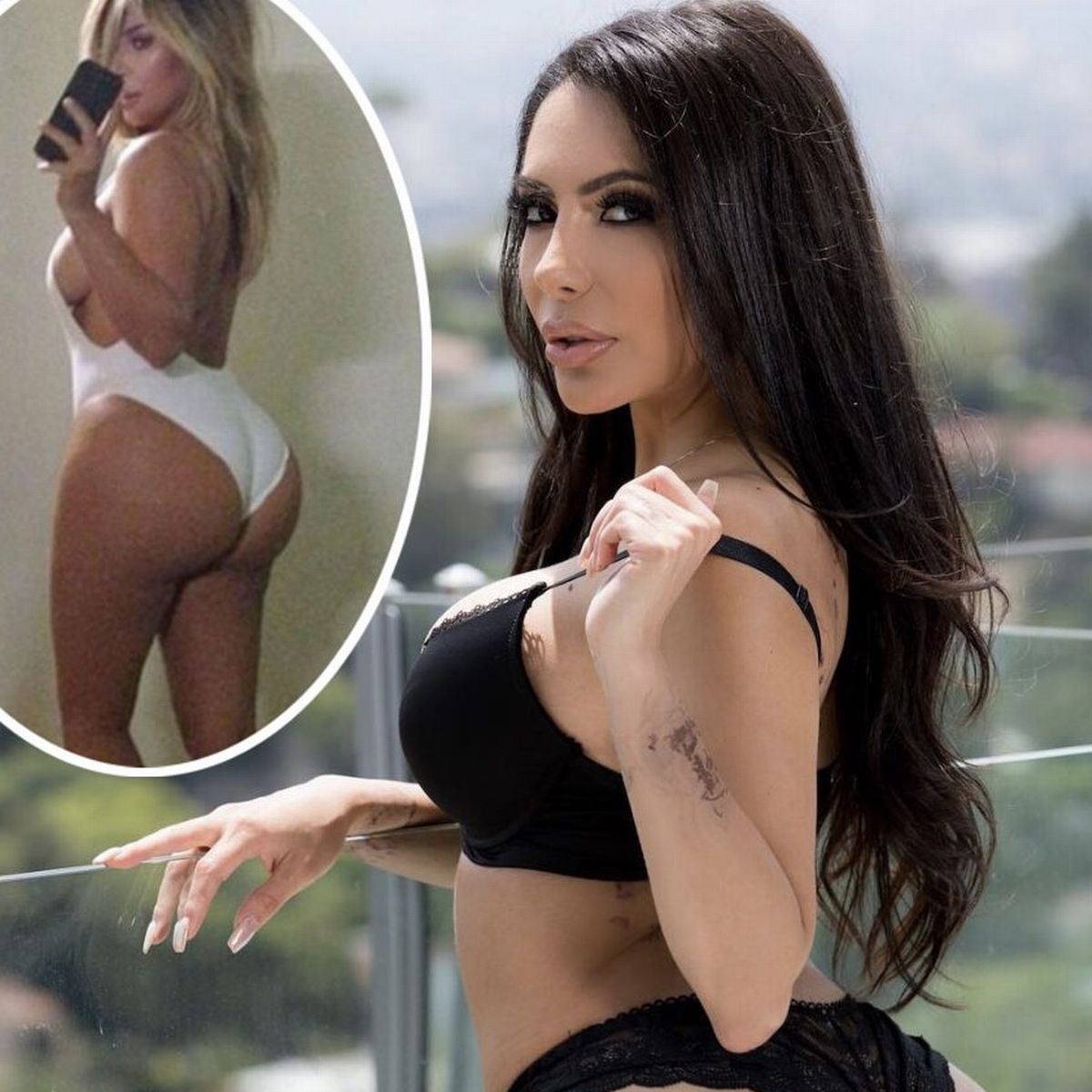 brandi padilla recommends kim kardashian pornstar look alike pic