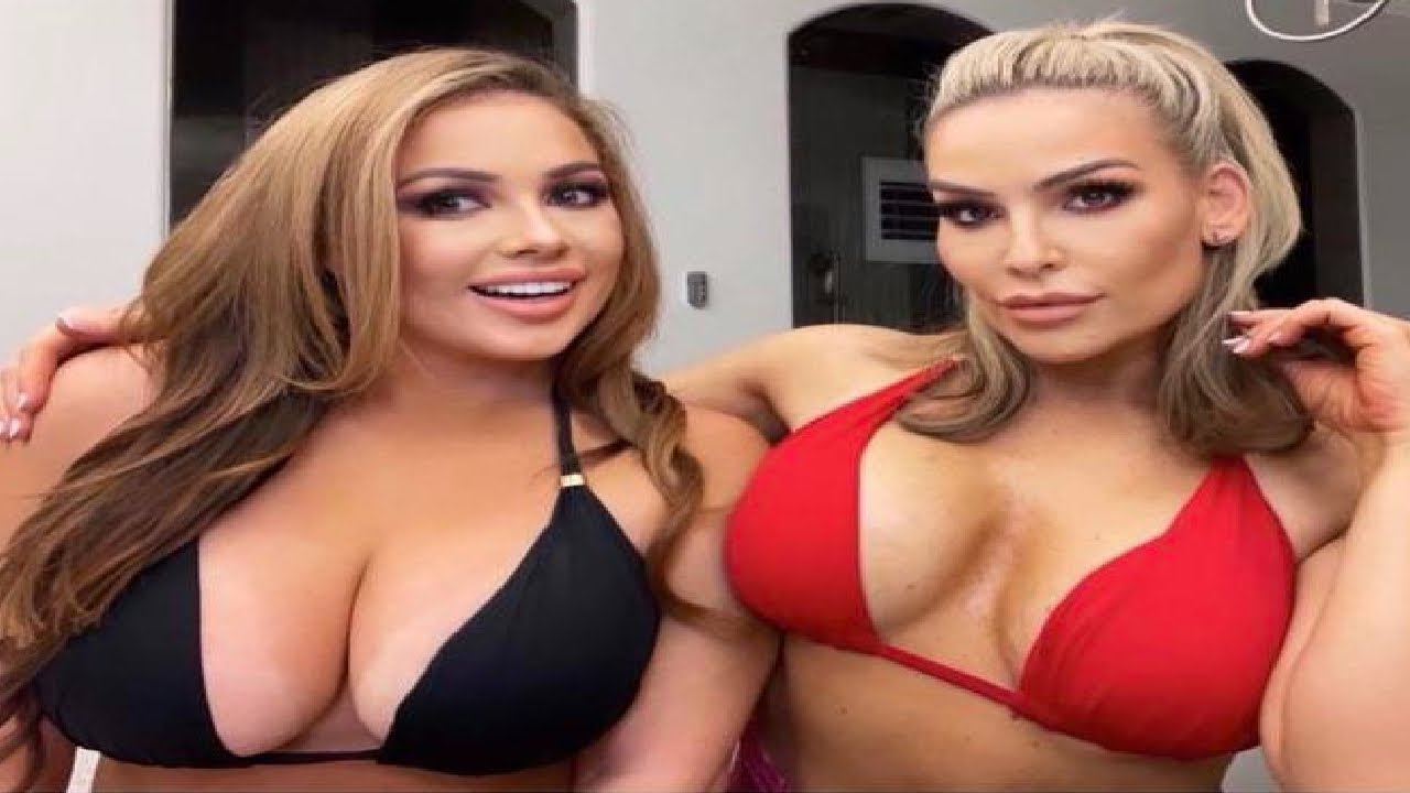 Best of Huge fake tits lesbians