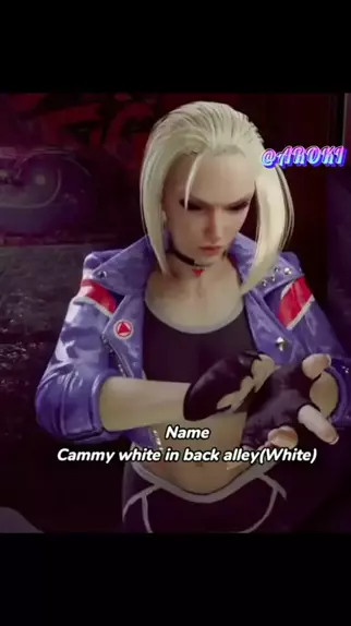 Cammy White In Back Alley realistic balls