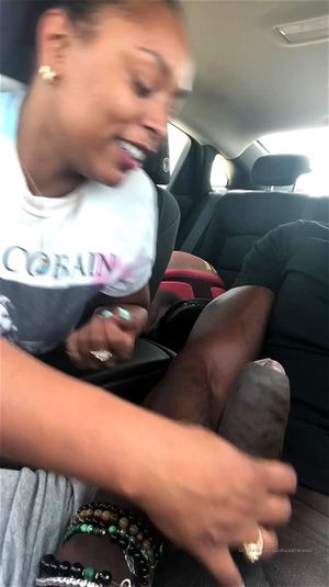 Car Head Ebony amy lesbian