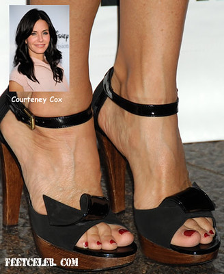 Best of Courteney cox feet