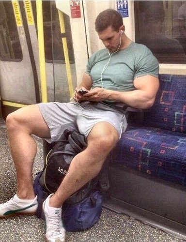 aubrey masters recommends male bulge in public pic