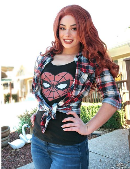 claire gardiner share mary jane watson cosplay photos