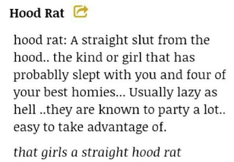 alton richard recommends define hood rat pic