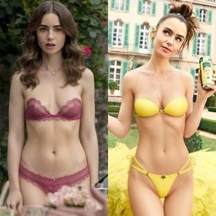 dan chadwick recommends Lily Collins Tits