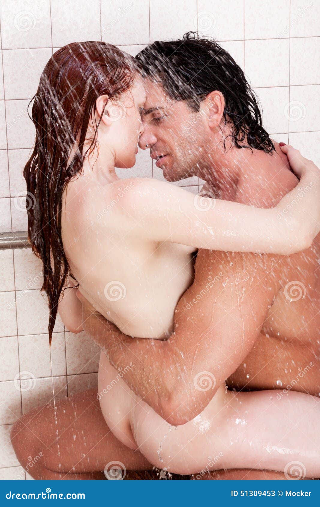 nude shower couple