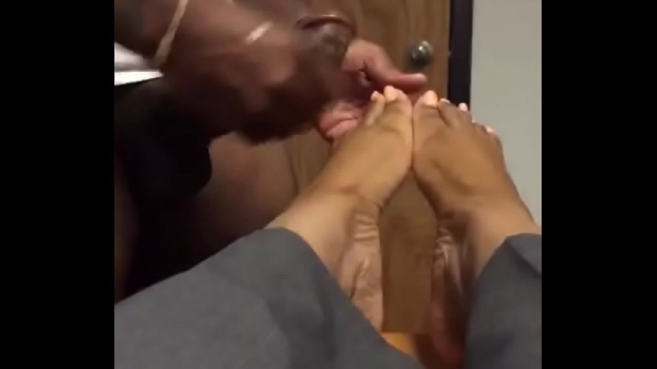 Best of Ebony cummy feet